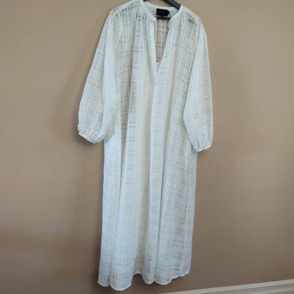 Birgette Herskind White Maxi Dress Size 36 - Picture 11 of 16